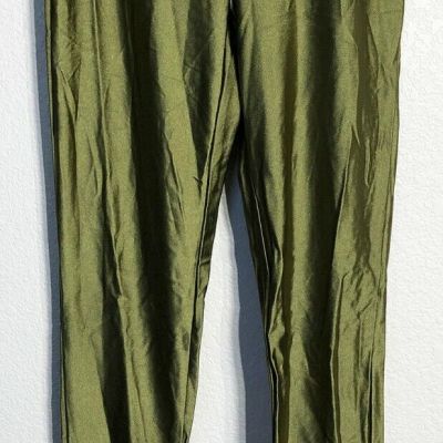 Fashion Nova Leggings, Olive, Nylon & Spandex, Women's Size S, NWT